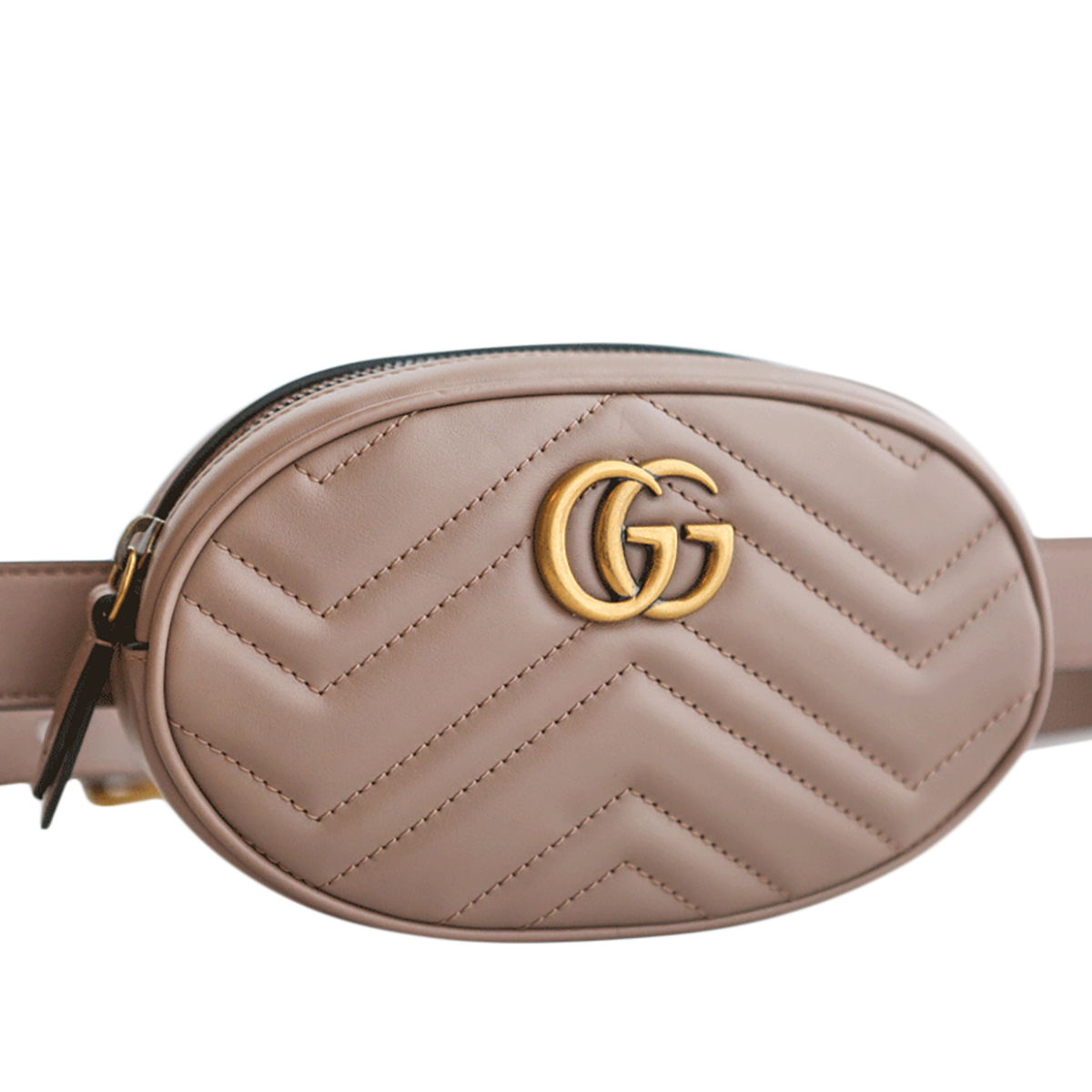 Gucci marmont matelasse hot sale leather belt bag