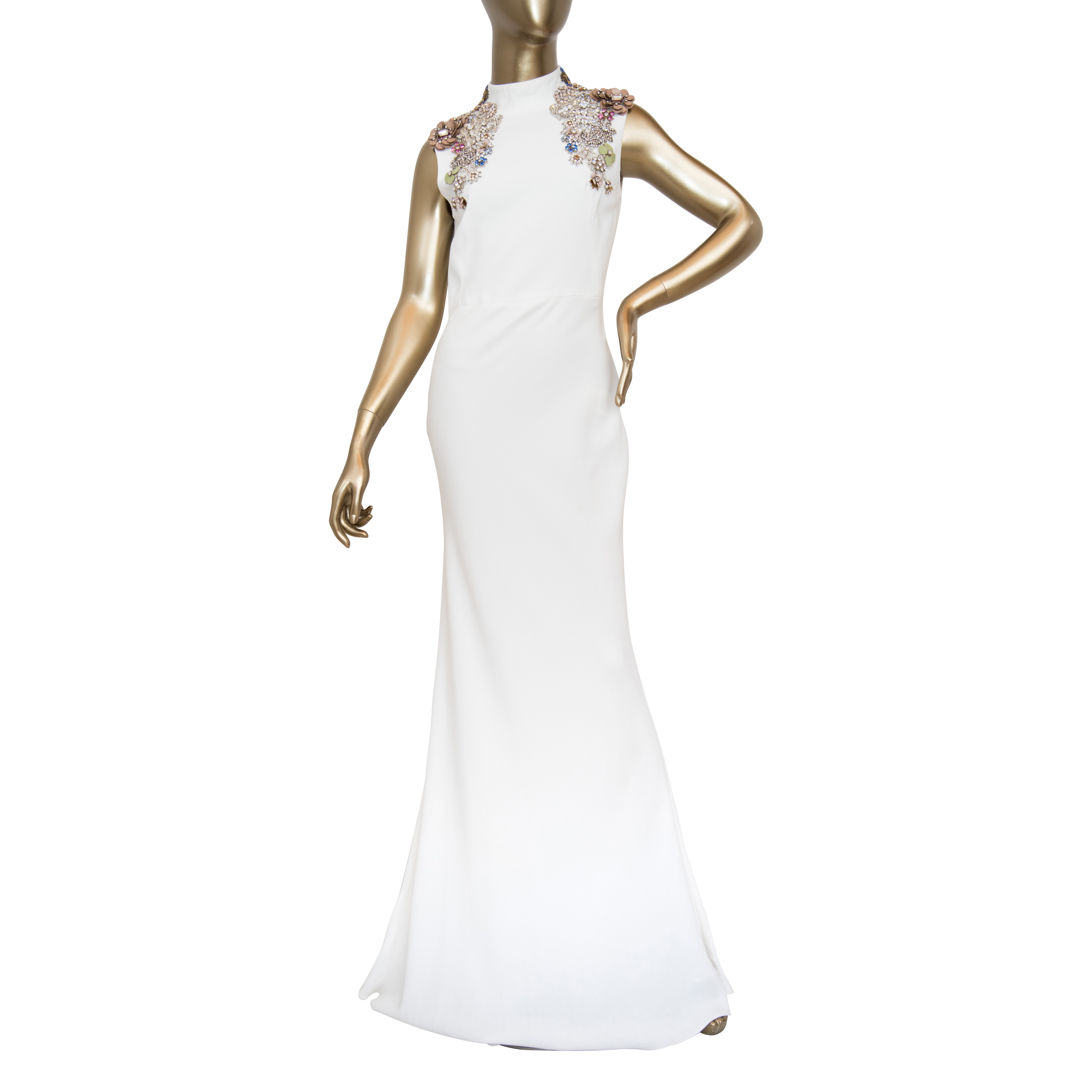 Jovani 24052 Long Sleeve Embellished Dress - MadameBridal.com