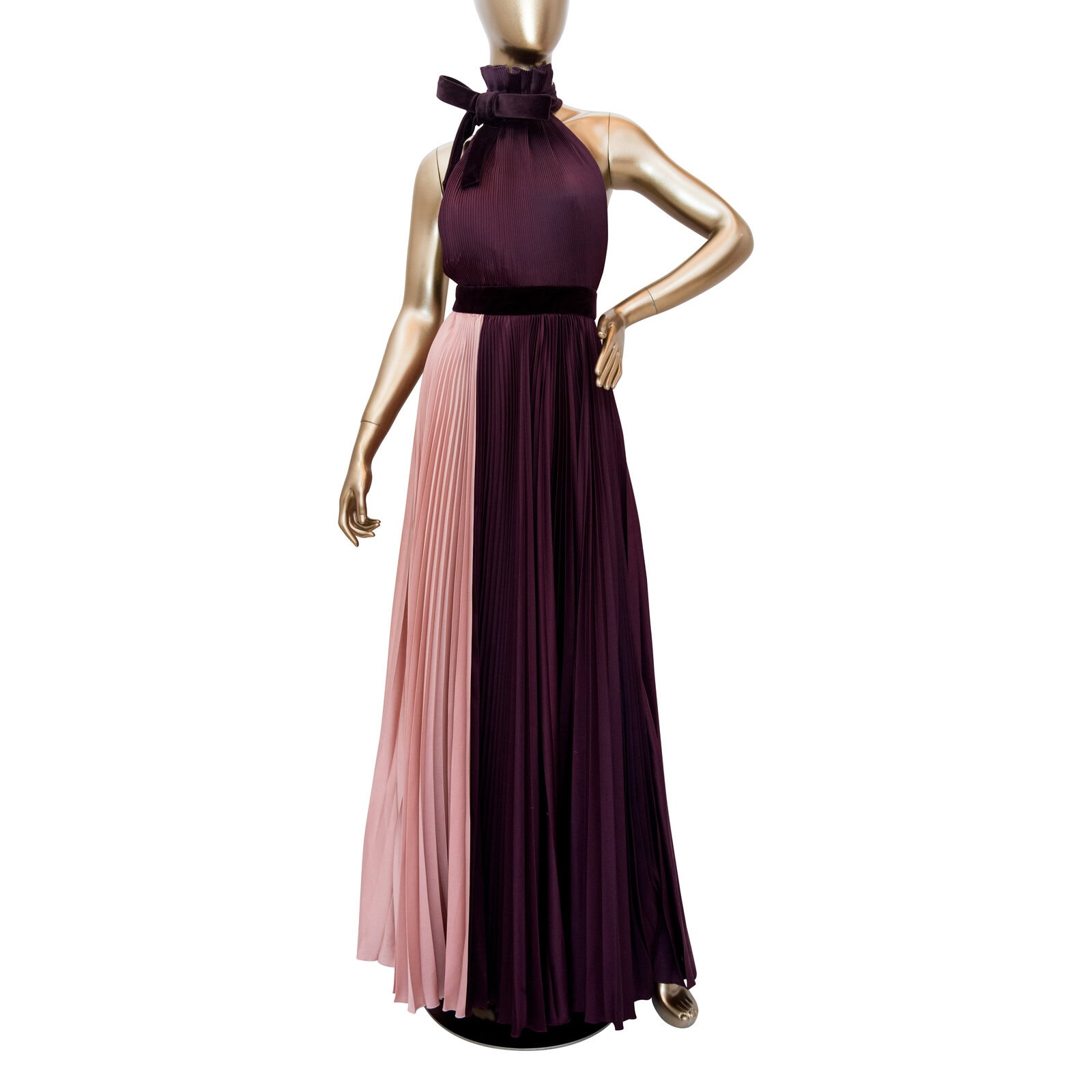 Roksanda Silk Accordion Pleated Evening Dress