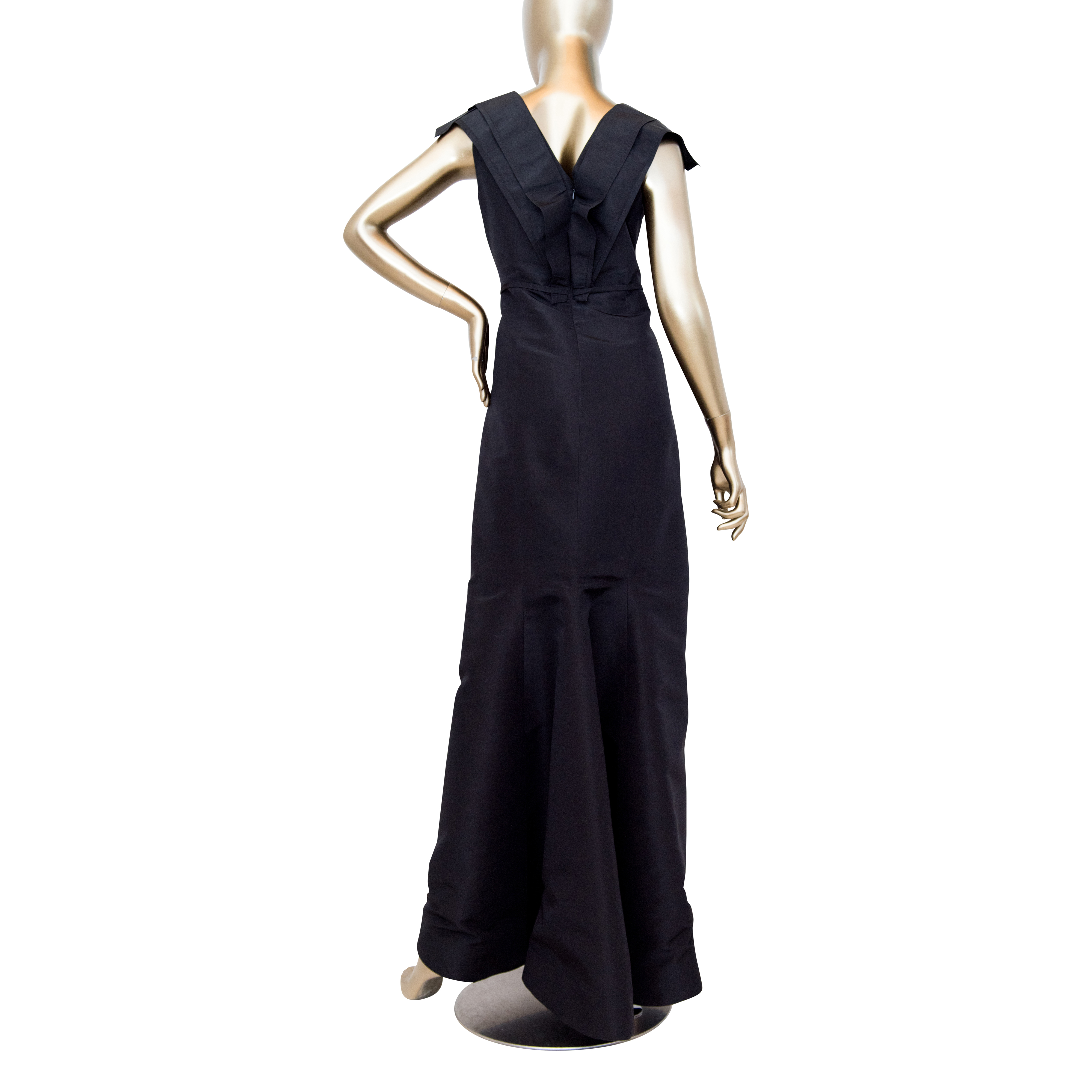 Carolina Herrera Silk Evening Dress - Janet Mandell