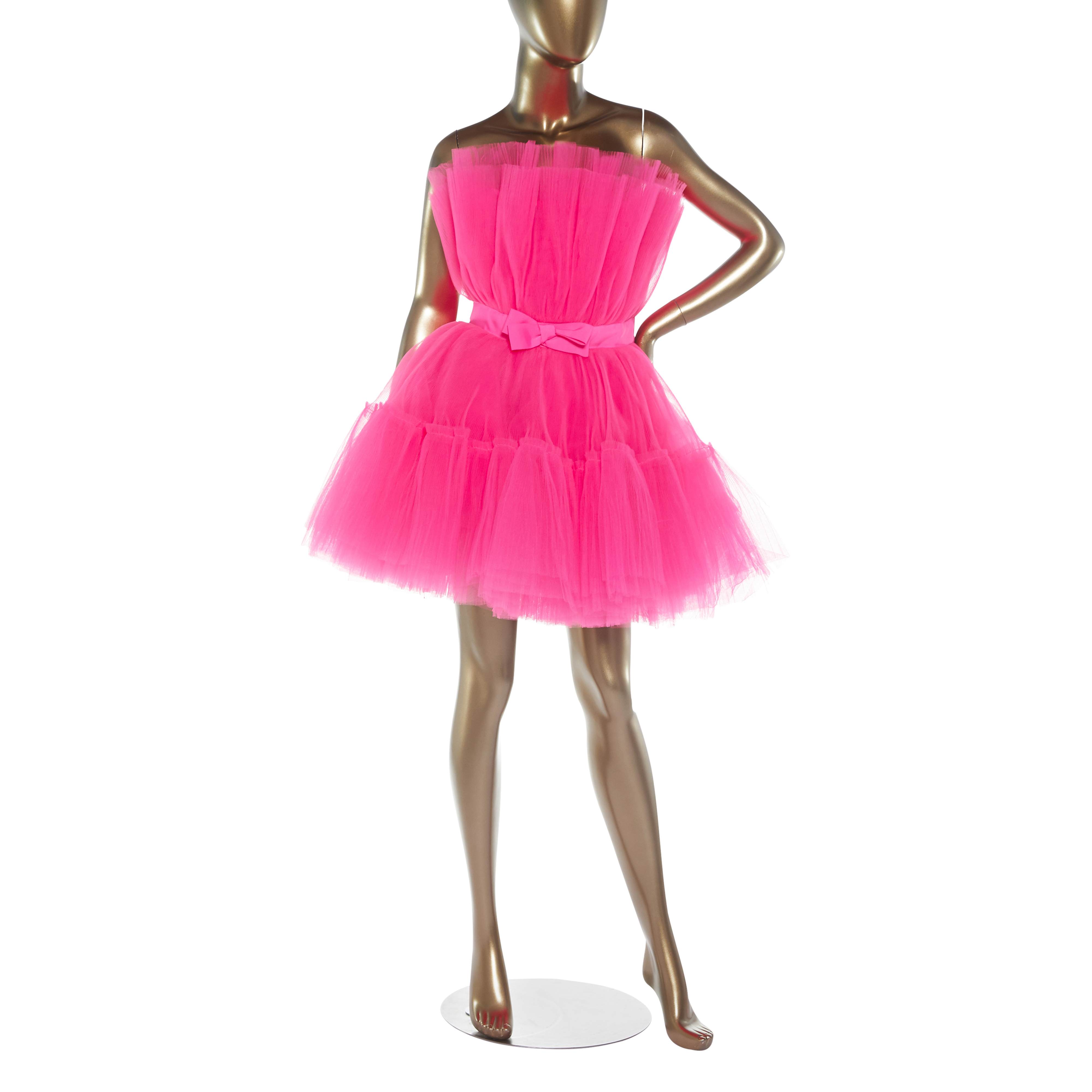 h&m pink tulle dress