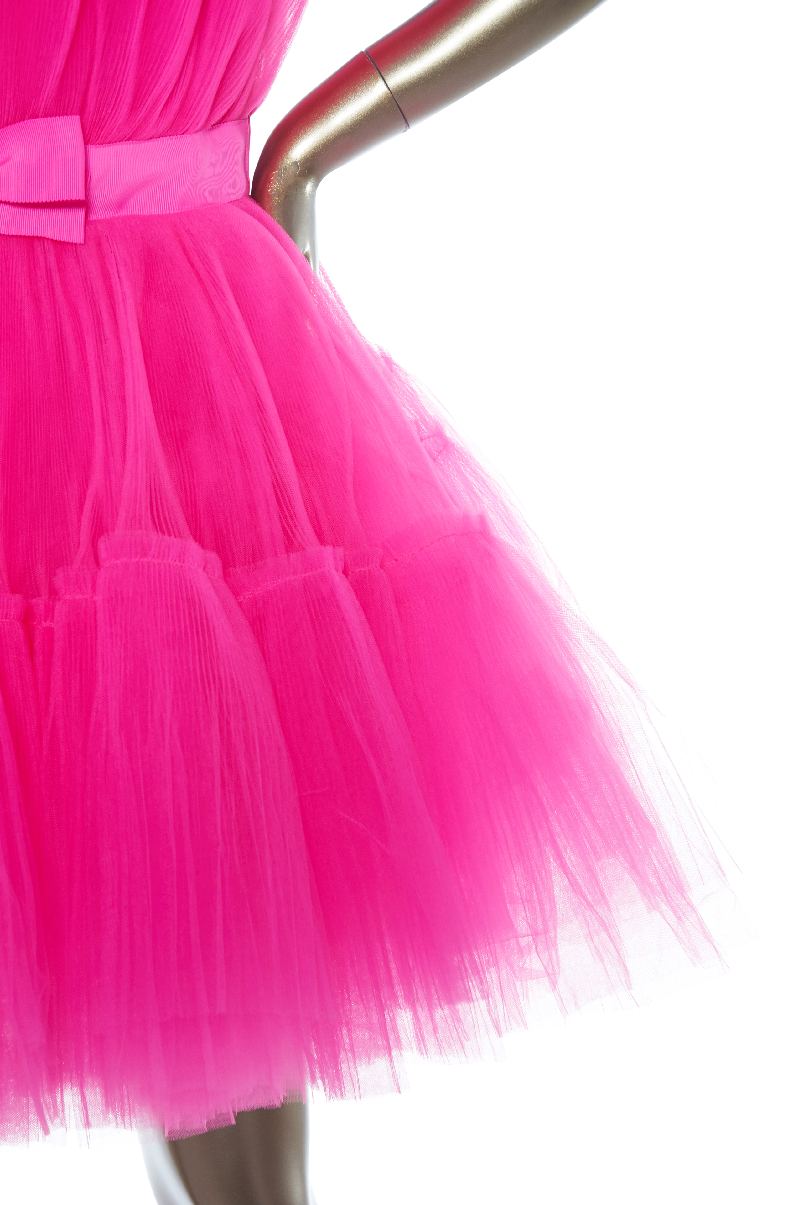 h&m pink dress