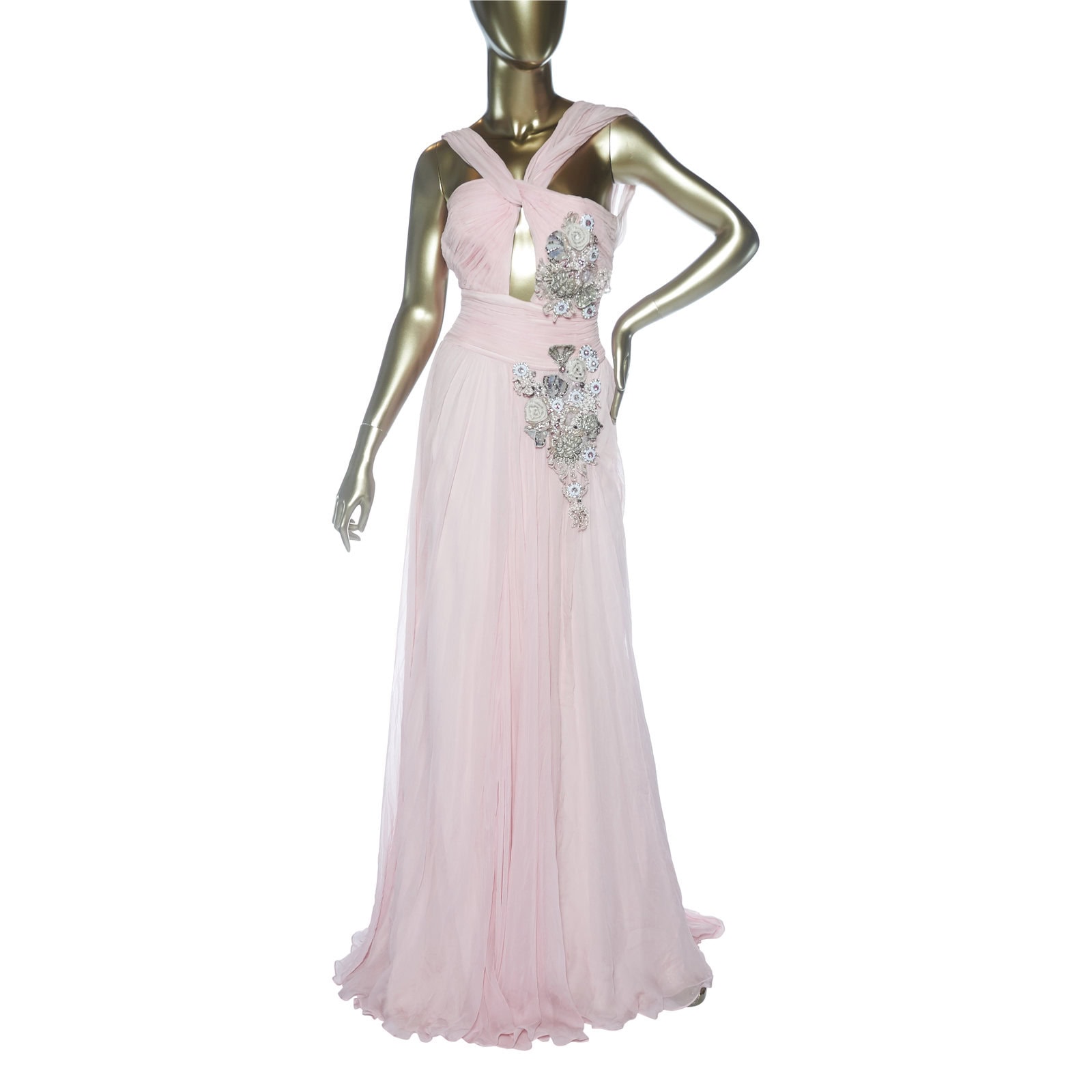 Zuhair Murad Silk-Blend Gown