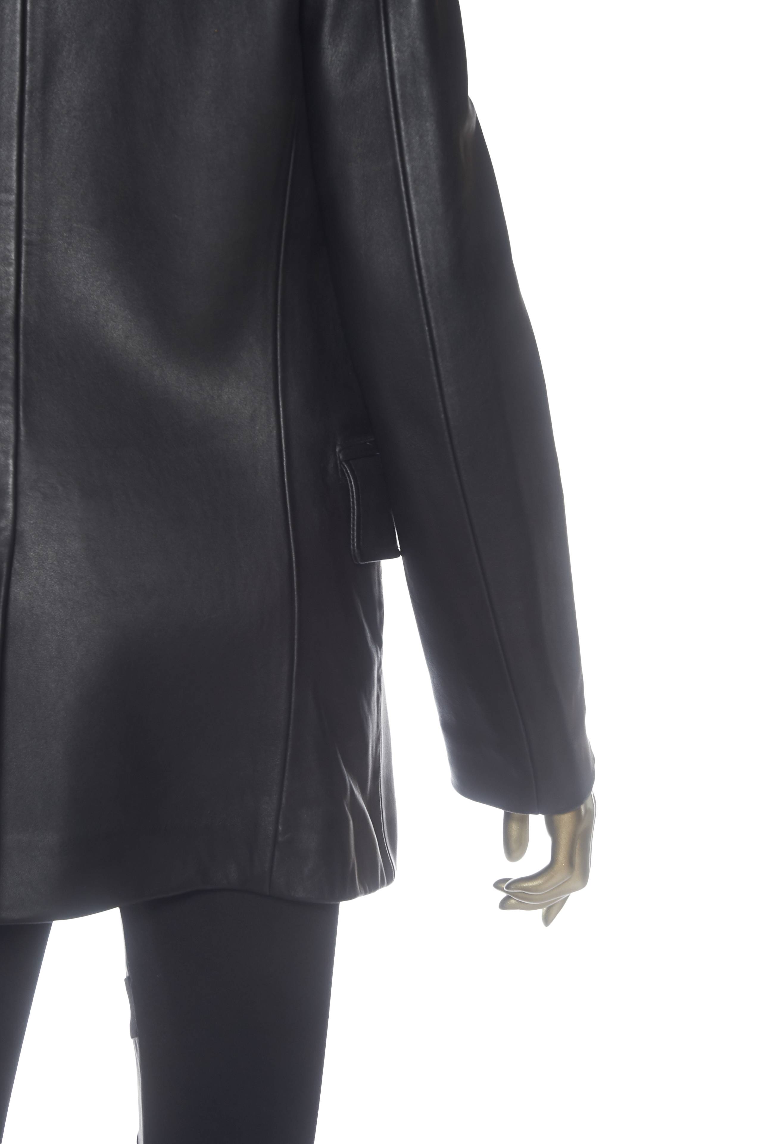 Thomas Wylde Leather Zip-Up Jacket - Janet Mandell