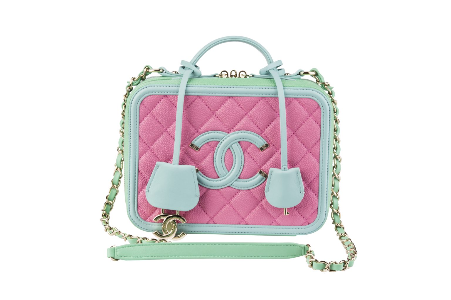 Handbags Chanel Filigree Vanity Case Medium Bag