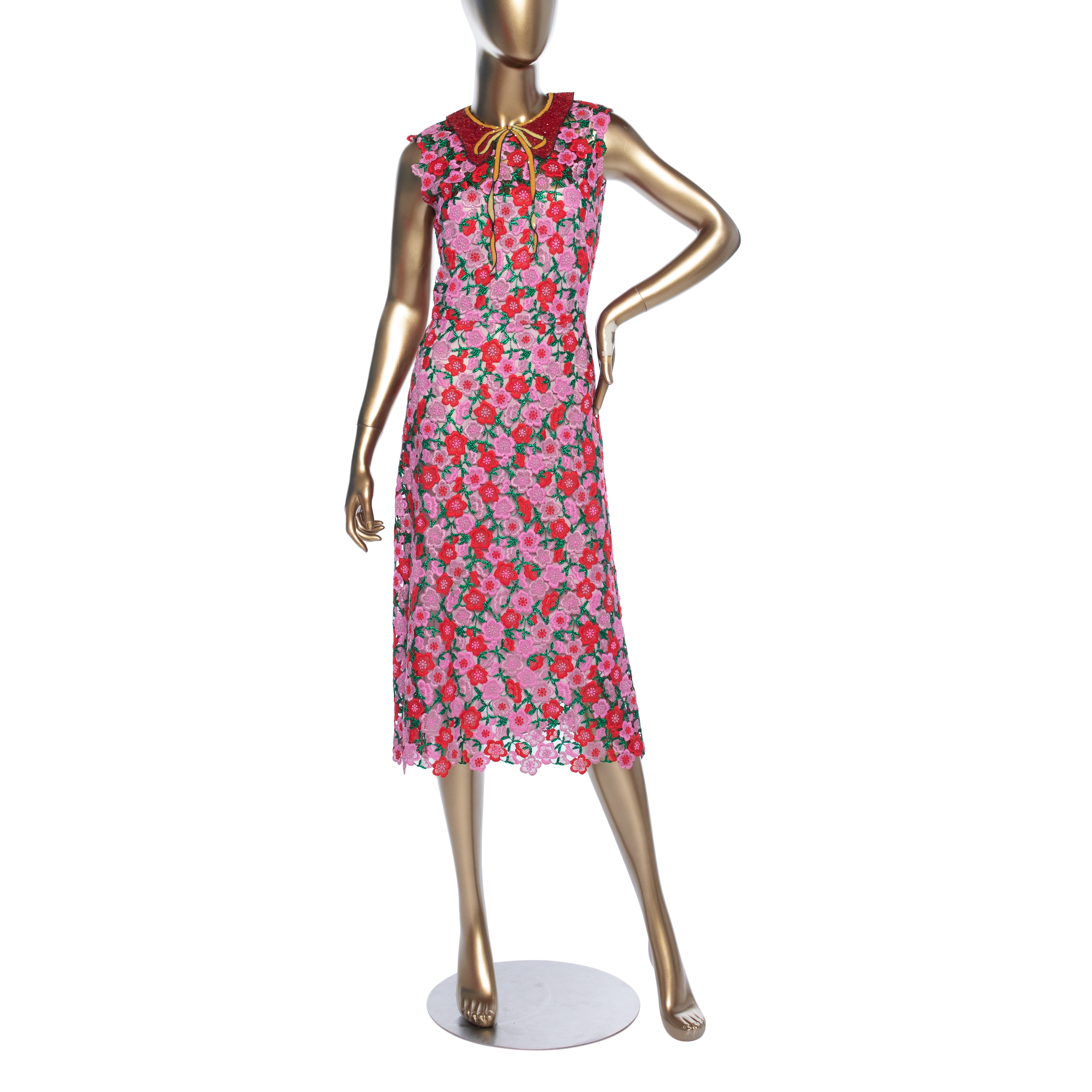 GUCCI EMBROIDERED DRESS - Janet Mandell