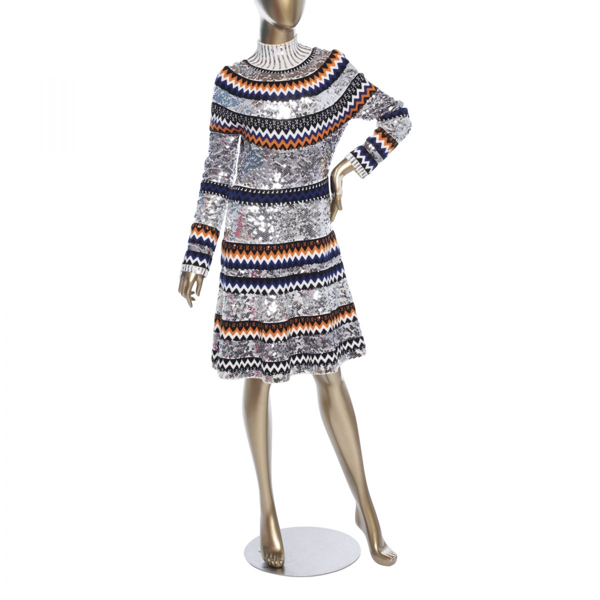Christian Dior Sequined Sweater Dress - Janet Mandell