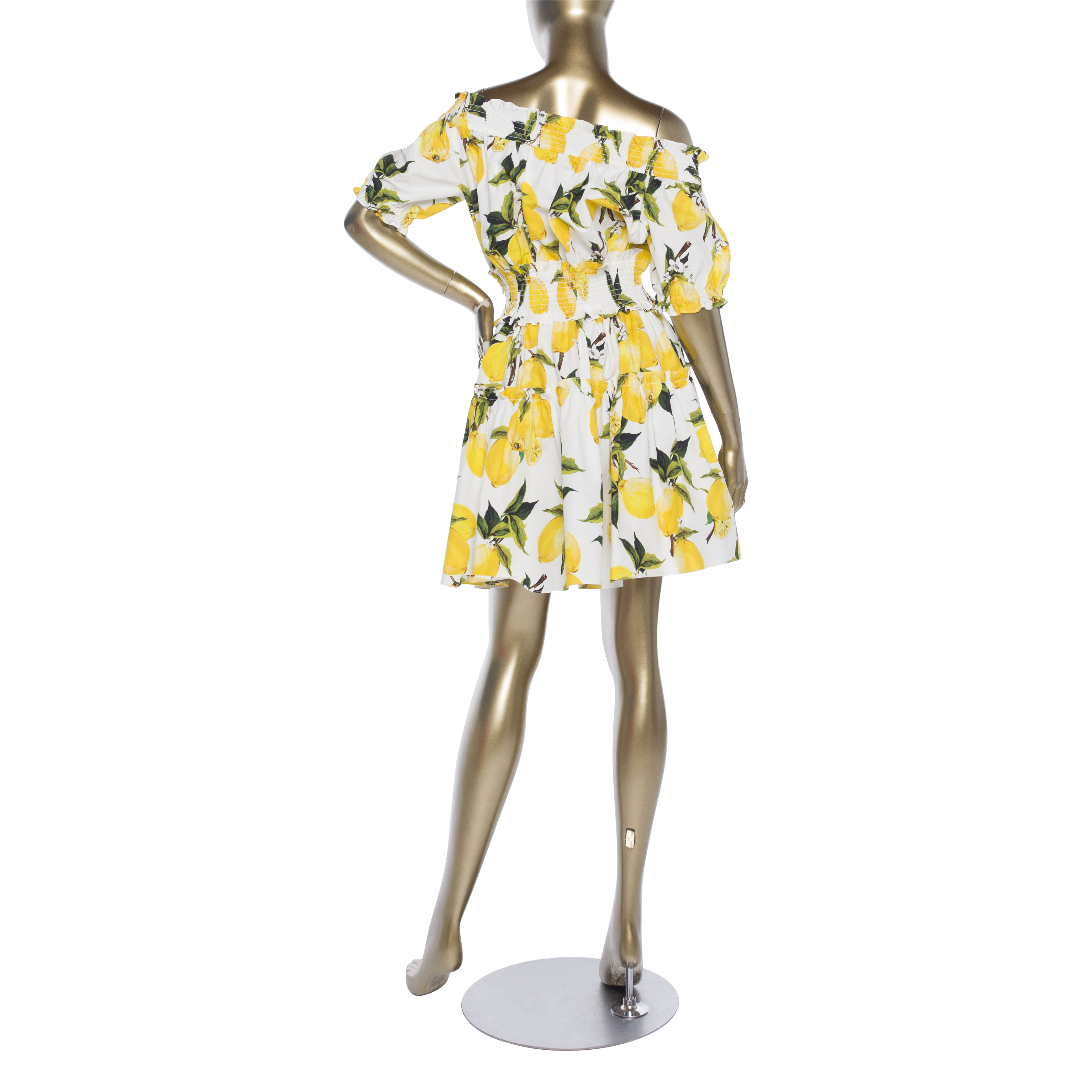 Dolce \u0026 Gabbana Lemon Print Dress 
