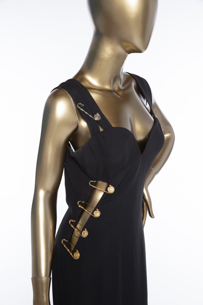 Vintage Gianni Versace Safety Pin Dress Janet Mandell