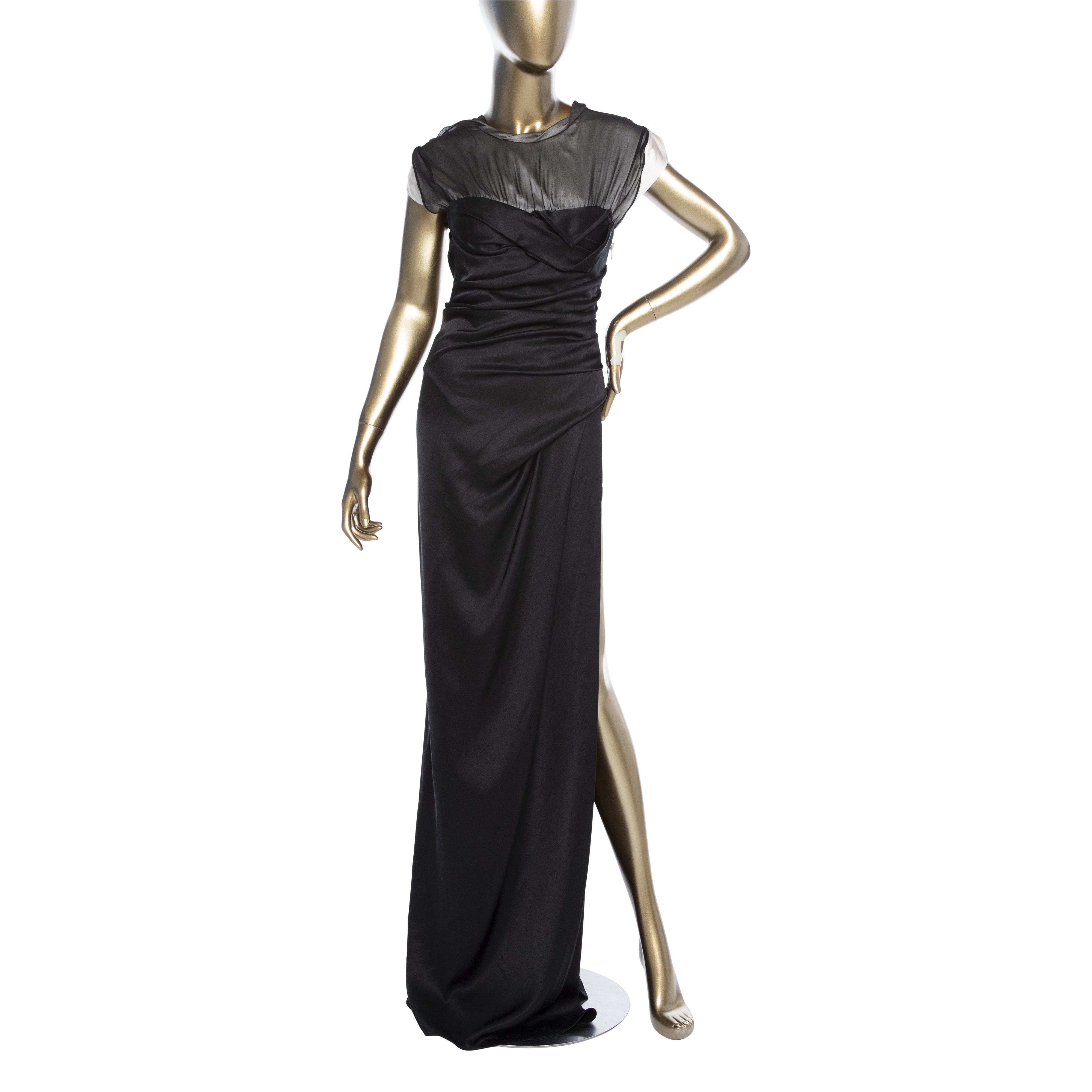 ALEXANDER WANG: dress in stretch nylon - Black | ALEXANDER WANG dress  4CC4236622 online at GIGLIO.COM