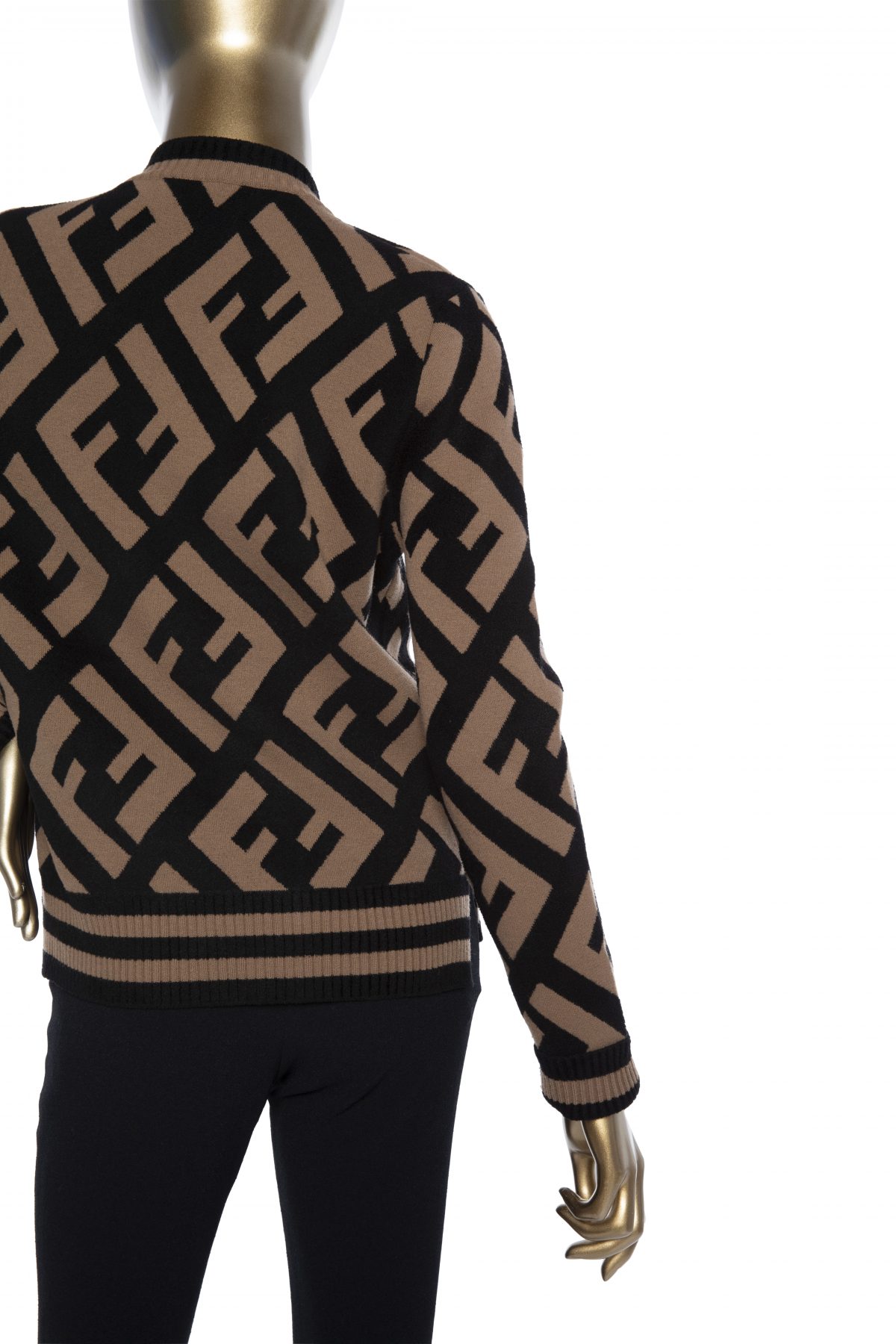 FENDI FF logo knit sweater - Janet Mandell