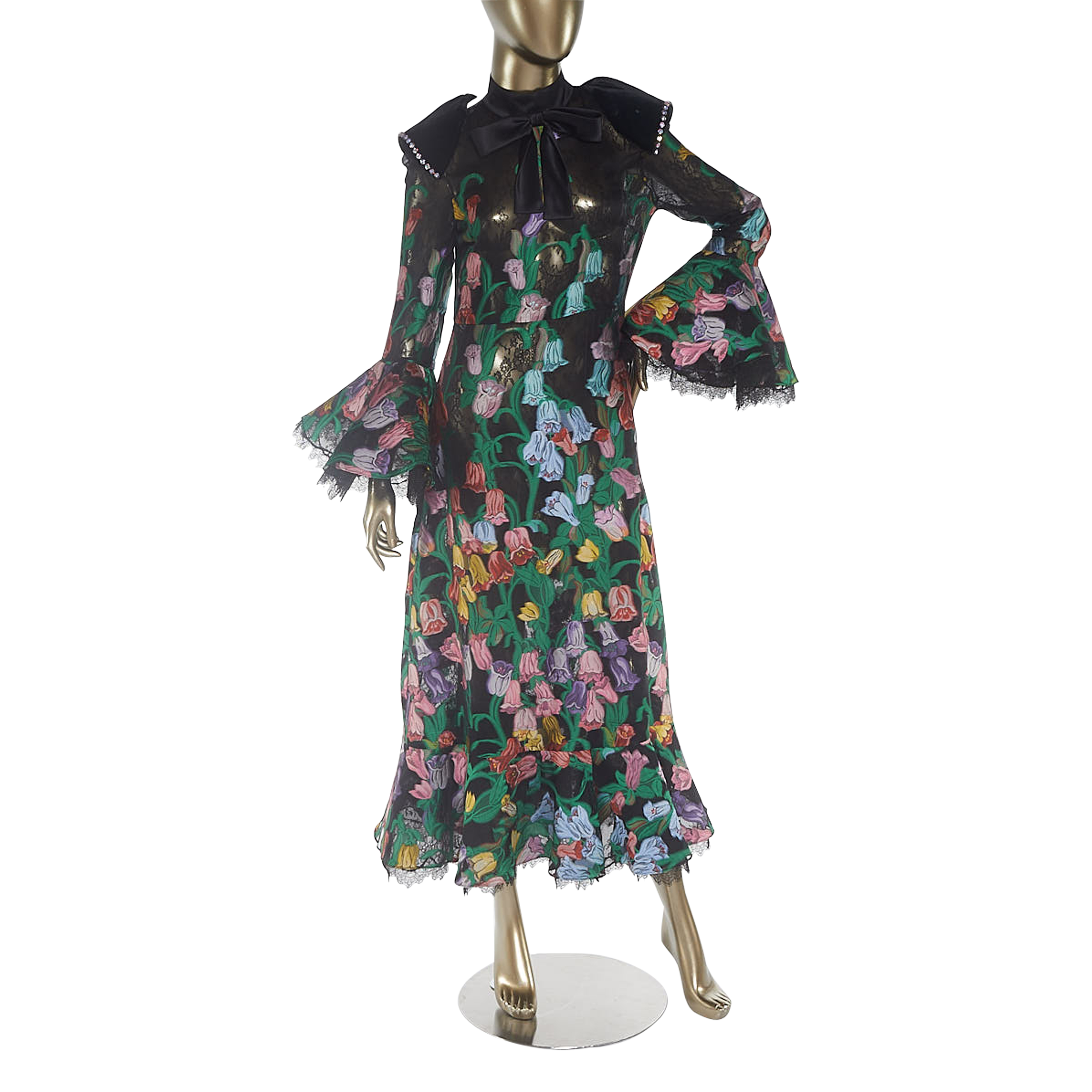 gucci floral dress