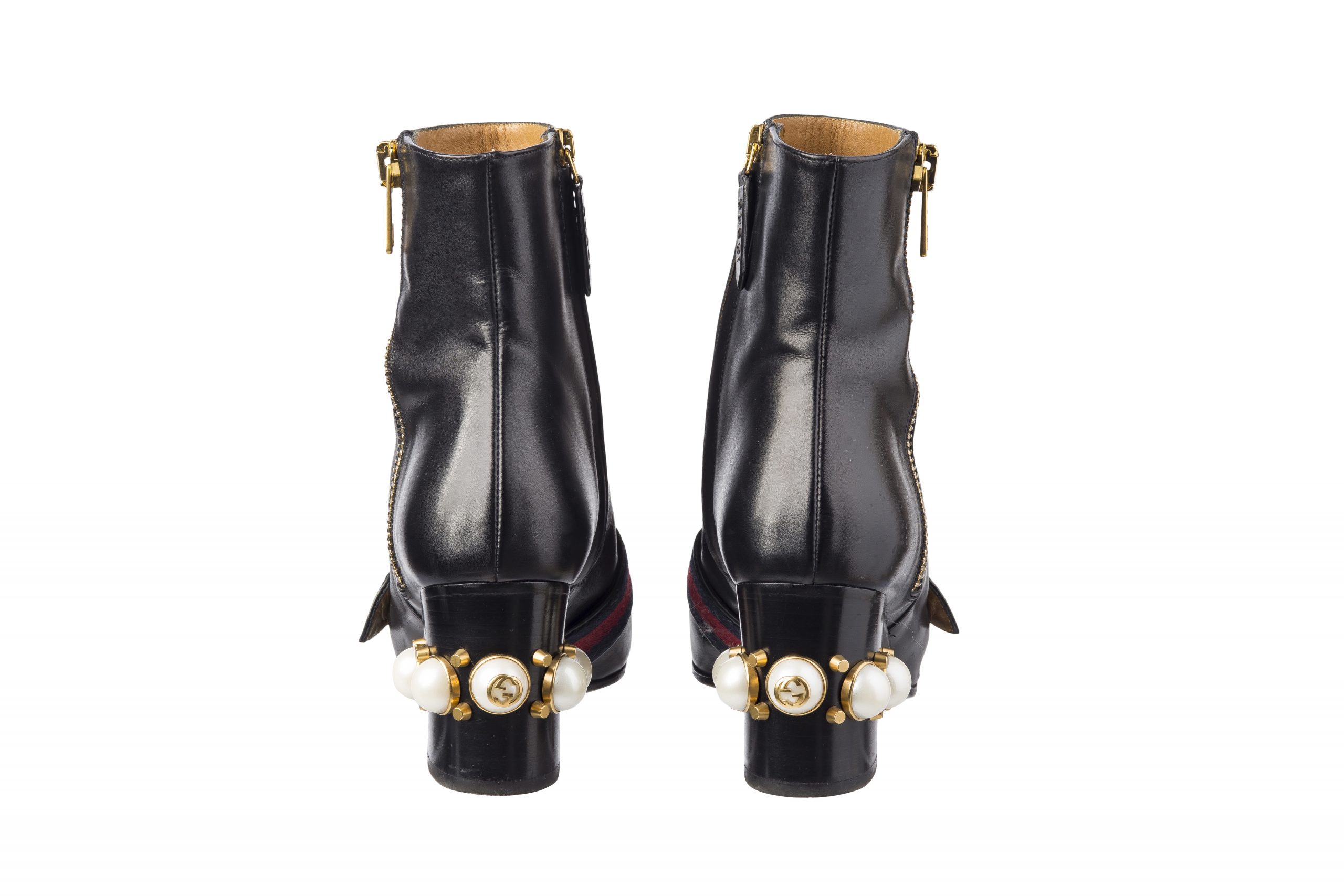 Gucci boots clearance with pearls