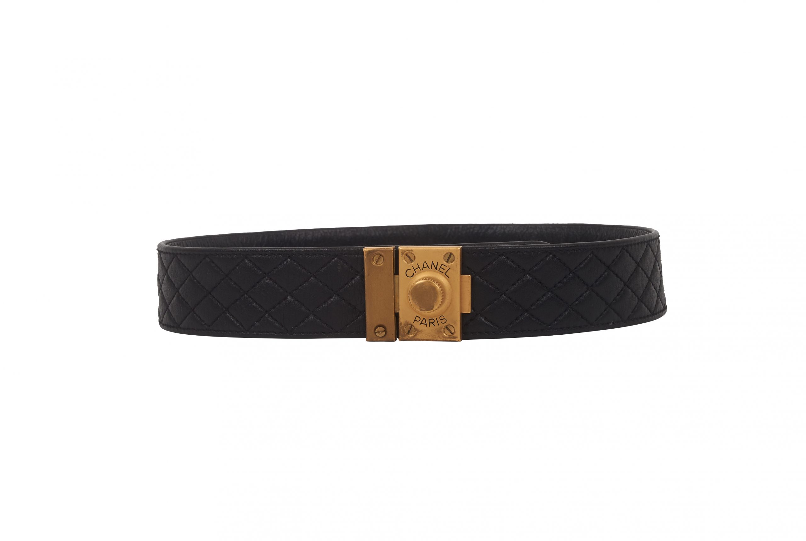 Vintage Chanel Quilted Belt