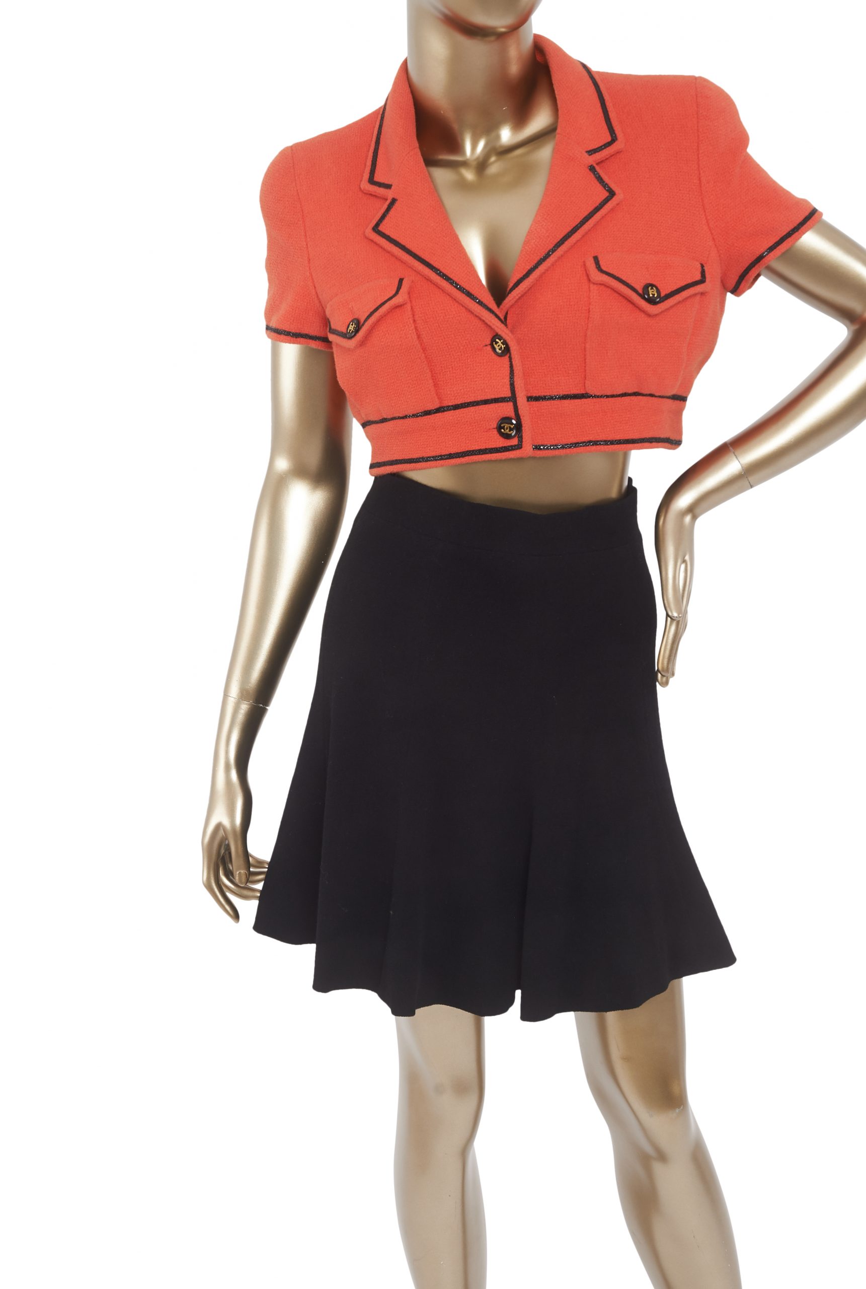 Chanel Crop Top and Short Set - Janet Mandell
