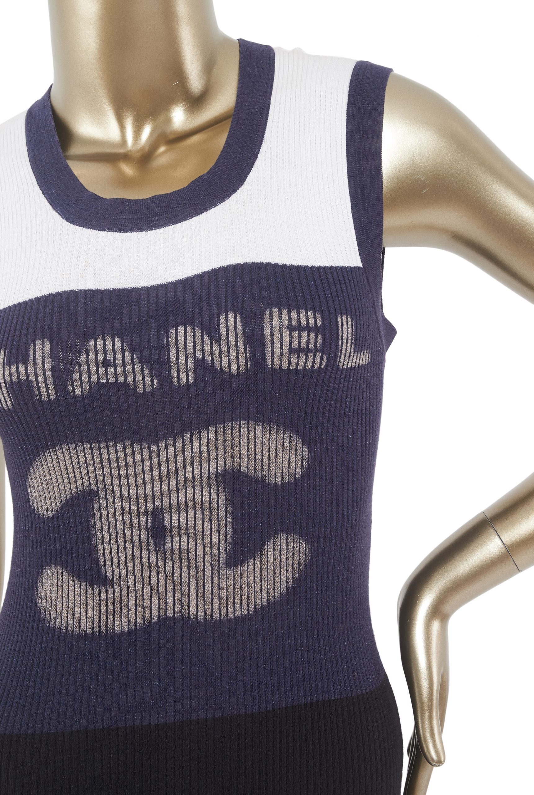 Vintage Chanel Knit Mini Dress - Janet Mandell