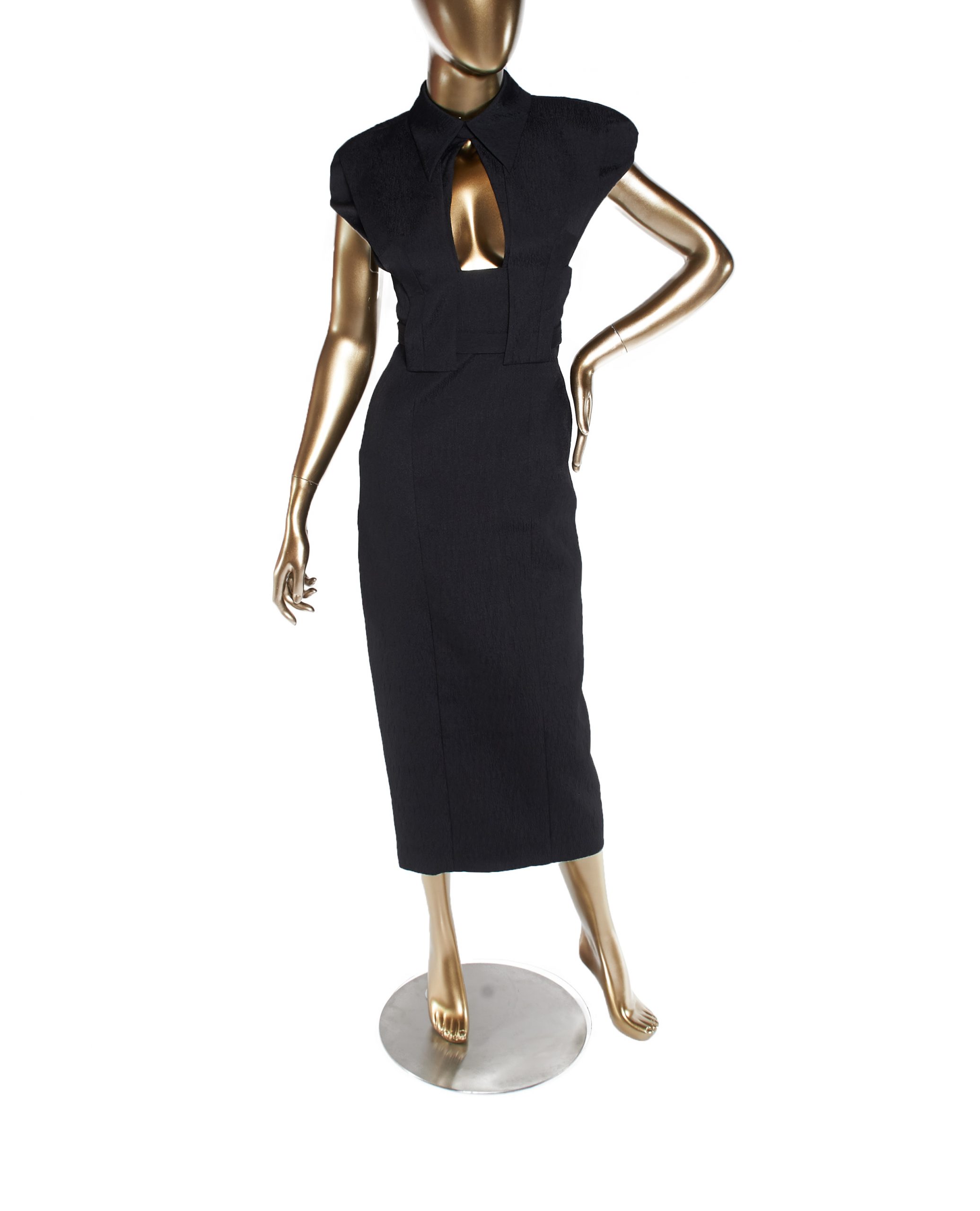 Emilia wickstead black outlet dress