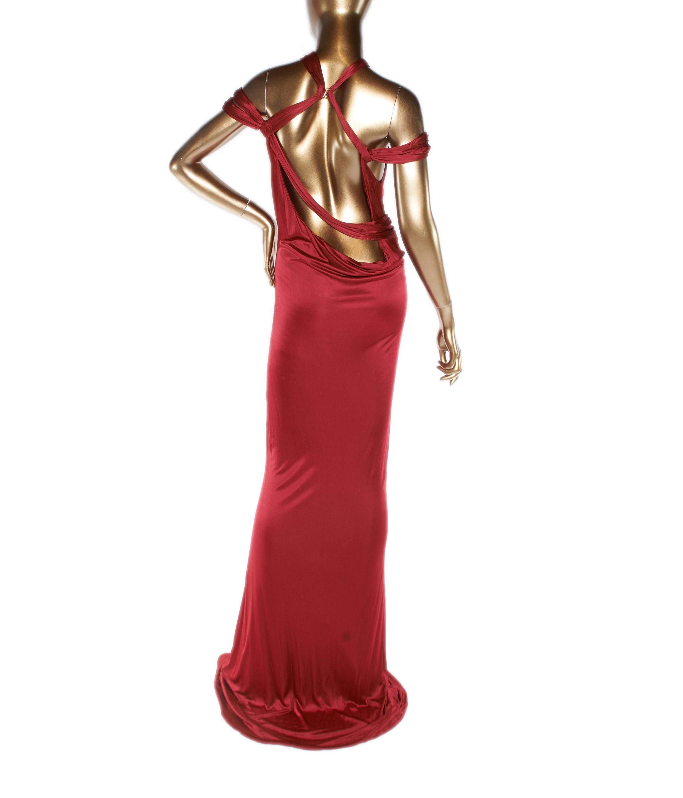 Gucci by Tom Ford Deep Red Gown - Janet Mandell
