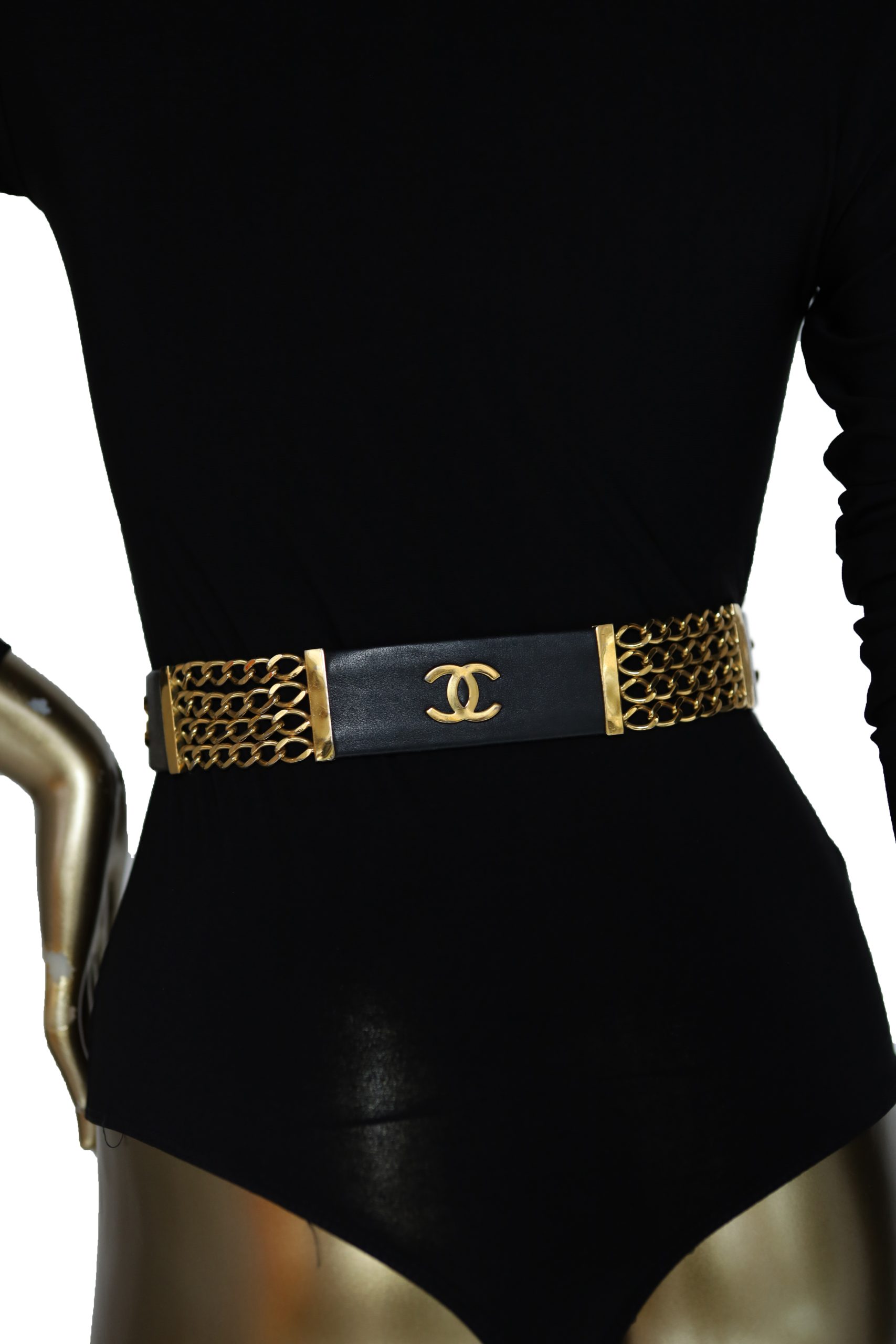 Chanel 2006 Vintage Belt with Chain Detail - Janet Mandell