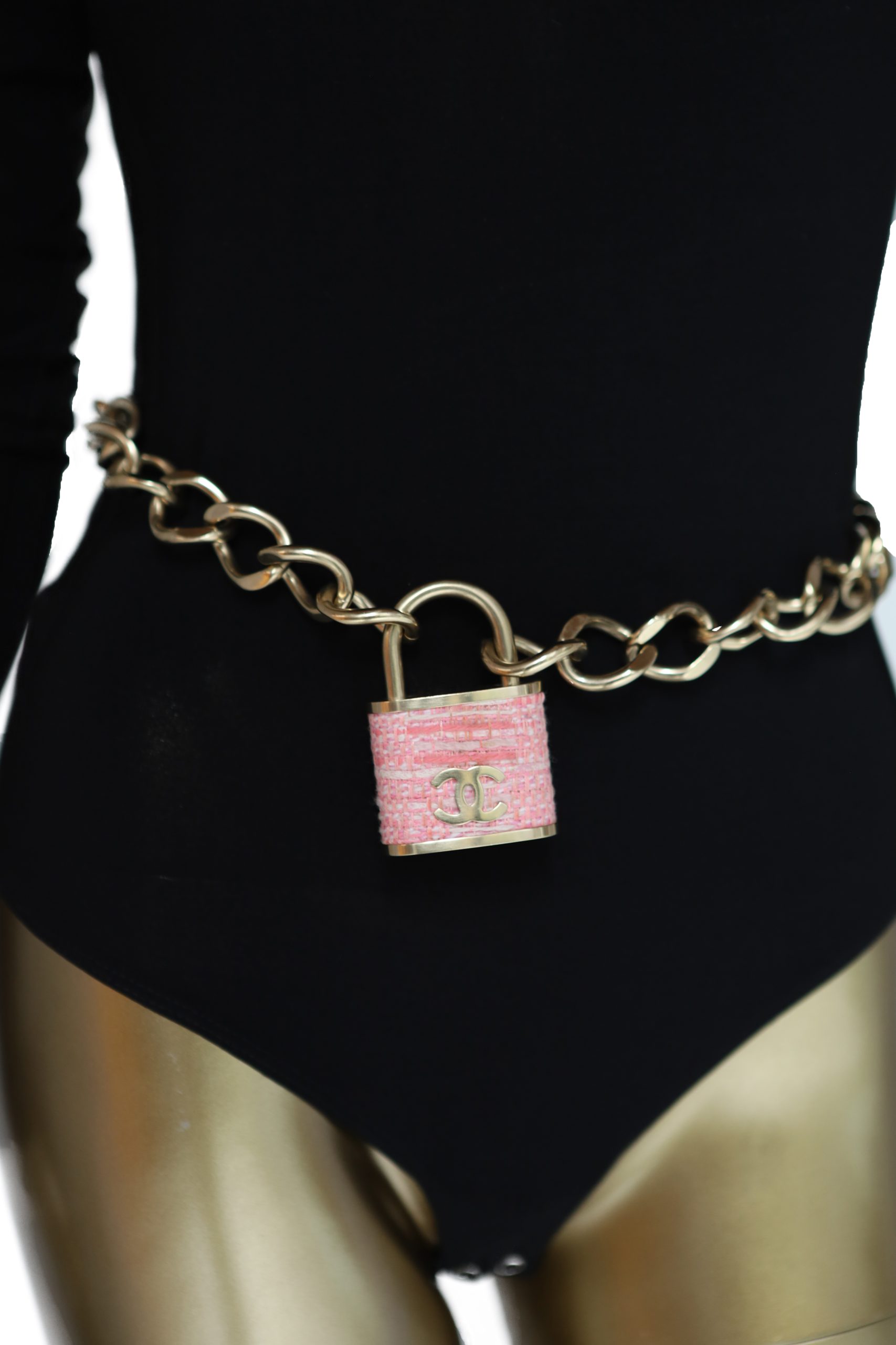 Chanel Gold lock necklace  Kashi Vintage