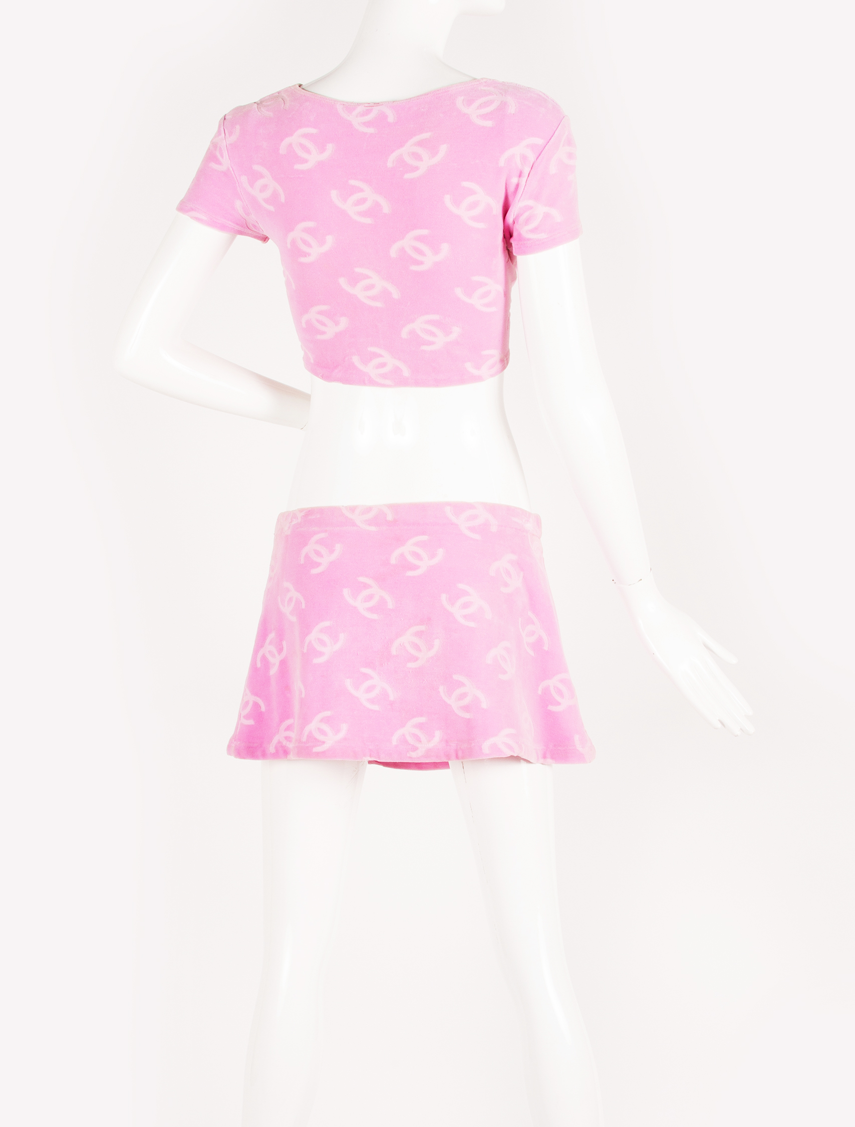 Chanel Crop Top and Short Set - Janet Mandell