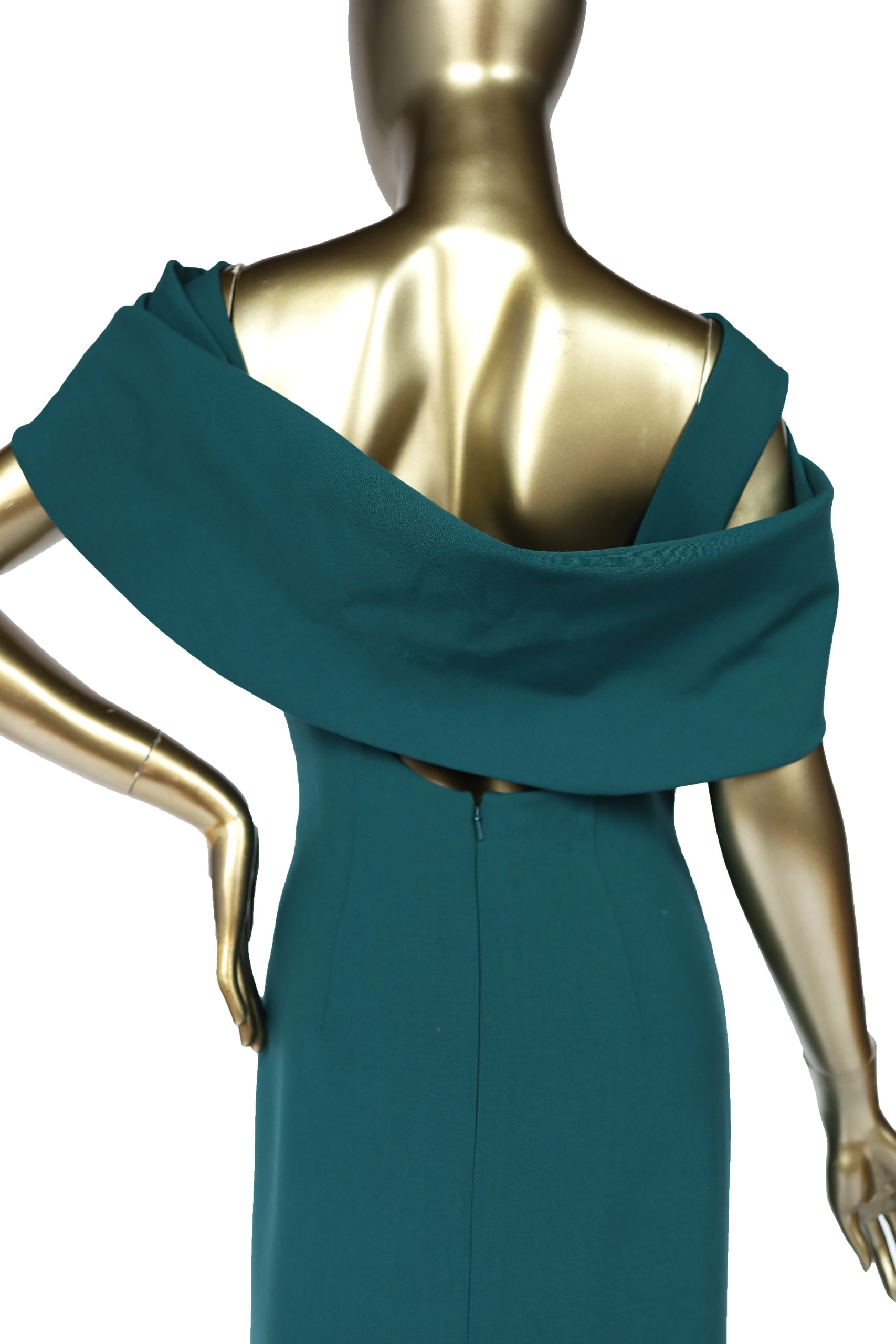 Oscar de La Renta Emerald Green Gown - Janet Mandell