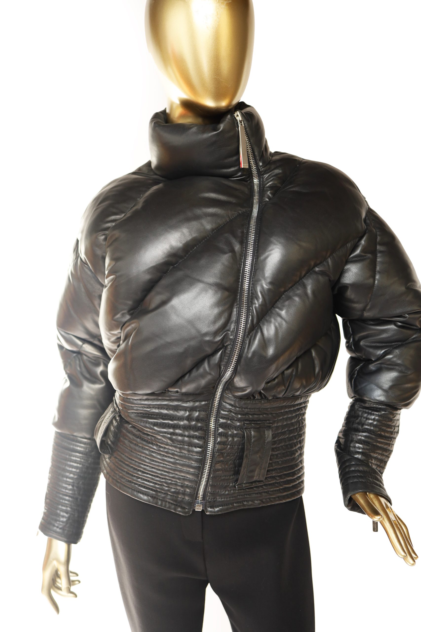 Bottega Veneta Leather Puffer Jacket - Janet Mandell