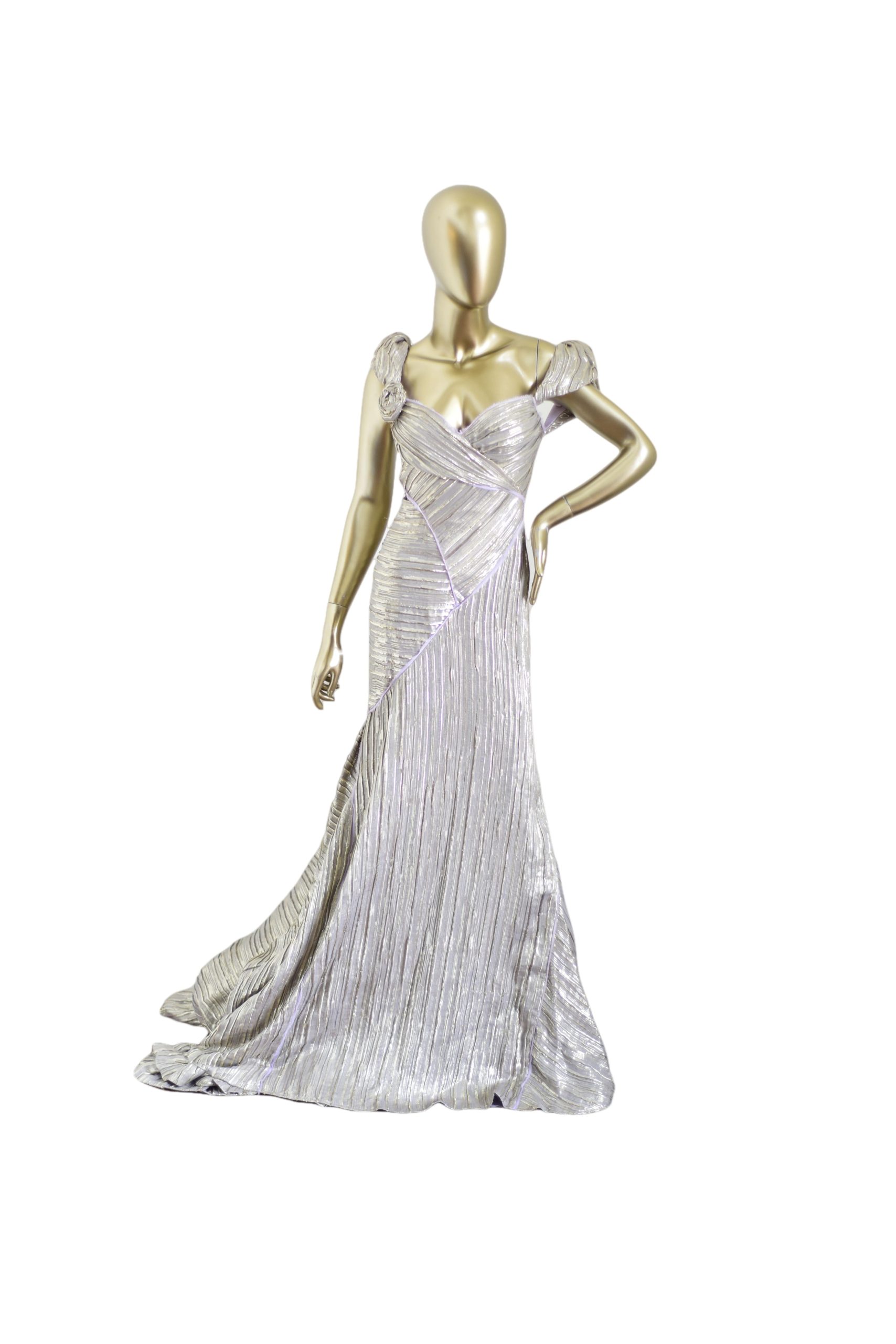 Zac Posen Gold Gown - Janet Mandell