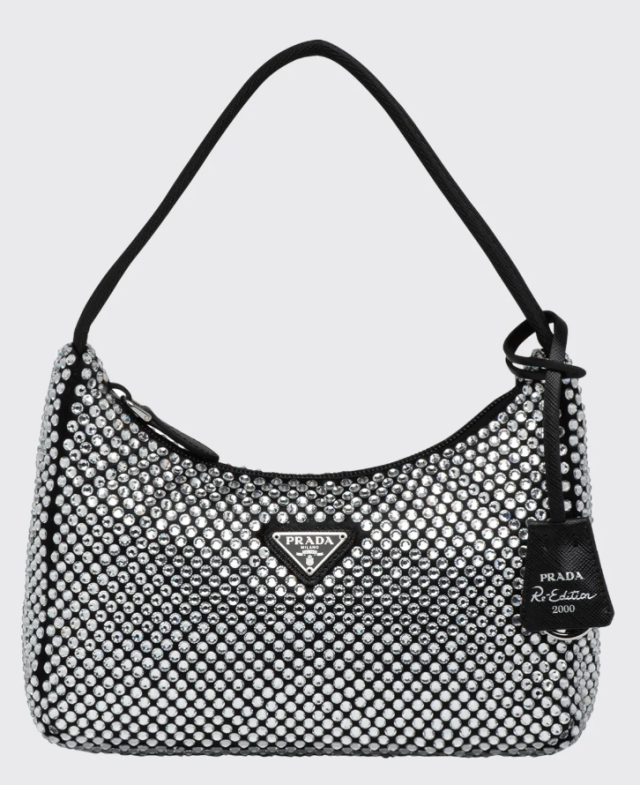 Prada Rhinestone Re-Edition 2000 Bag - Janet Mandell