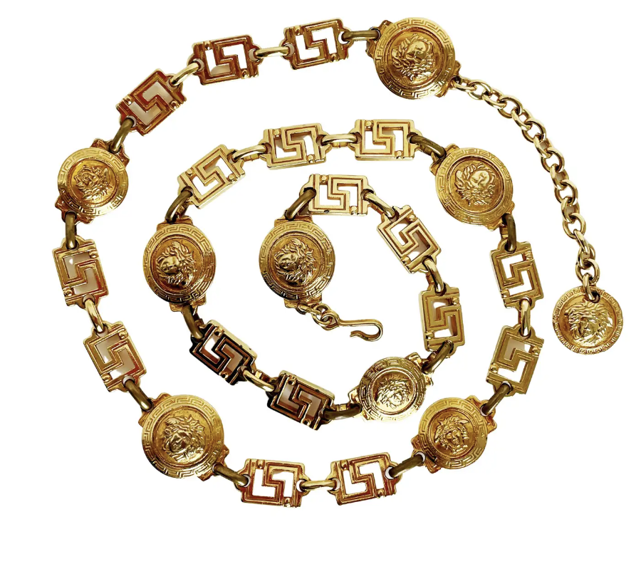Gianni Versace Medusa Chain Belt