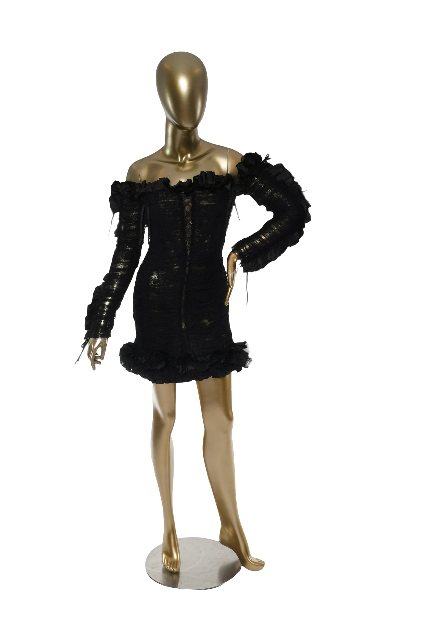 Roberto Cavalli Long Sleeve Dress - Janet Mandell